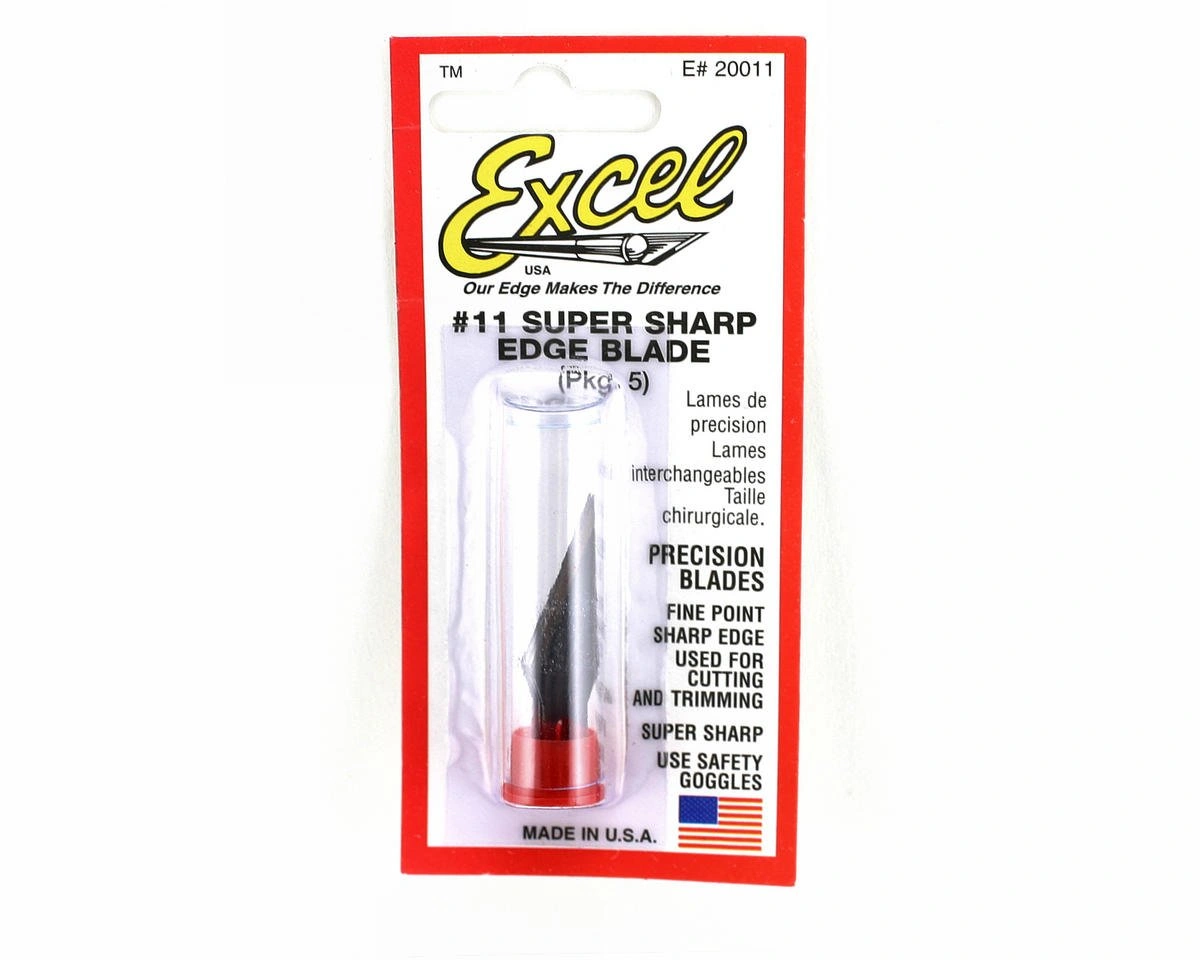 Precision Hobby Blades - 5 Expertly Honed Replacement Sets for Ultimate Craftsmanship.