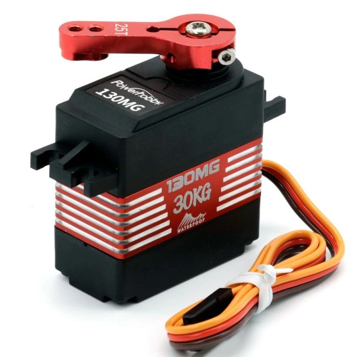 Unleash the Beast: Fast Waterproof Servo with Metal Gears & Aluminum Horn - Dominate the Terrain!